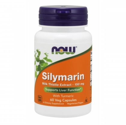 Силимарин 150 мг | Екстракт от Магарешки Бодил | Silymarin | Now foods, 60 капс 
