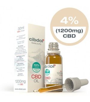 Cibdol CBD конопено масло 10ml 4% Канабидиол+Терпени (400mg)