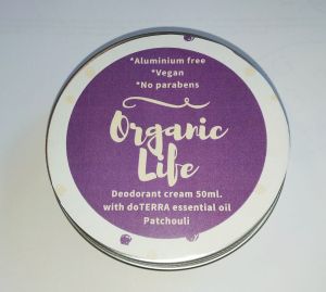Organic Life 100% натурален крем дезодорант  с  масло Patchouli 50мл