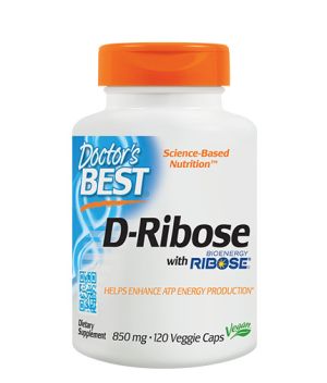 Д - Рибоза 850 мг | D - Ribose | Doctor's Best, 120 капс 