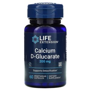 Калциев Глюкарат 200 мг | Calcium D-Glucarate | Life Extension 60 капс 