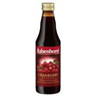Натурален сок Червена боровинка 100%, Rabenhorst 330мл. 