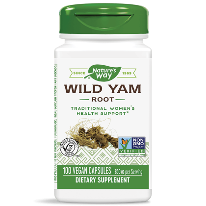 Див Ям / Сладък картоф ( корен ) 425 мг | Wild Yam Natures Way, 100капс