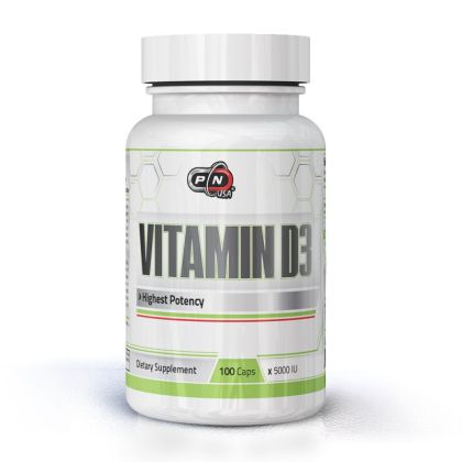 Витамин Д3 | Vitamin D-3 5000 IU | Pure Nutrition, 100 капс 