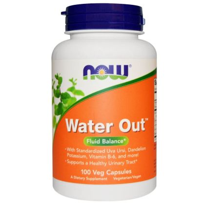 Билков диуретик | Water Out | Now Foods, 100 капс 