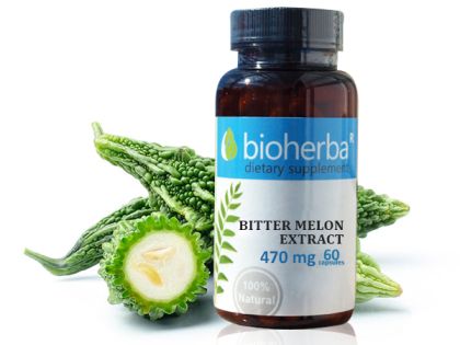 Горчив пъпеш Екстракт 470 мг | Bitter Melon Extract | Bioherba, 60 капс 