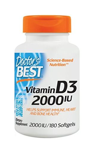 Витамин Д3, 2000 IU | Vitamin D3 | Doctor's Best, 180 капс