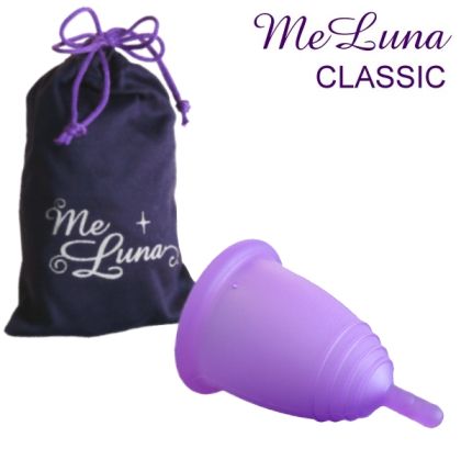 Менструална чашка Me Luna Classic с накрайник пръчица размер : XL