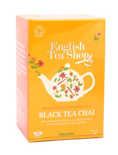 Органичен черен чай с подправки  20бр  | English Tea Shop