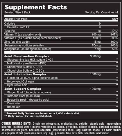 Анимал Флекс | Animal Flex | Universal Nutrition, 44 пакета