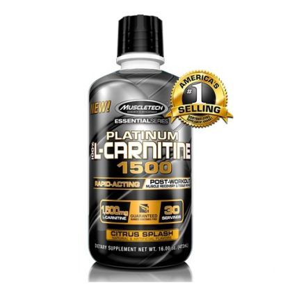Л- Карнитин 473 мл | Essential Series Platinum 100 % L-Carnitine | MuscleTech 
