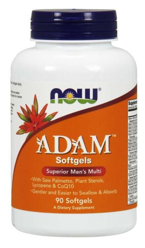 Мултивитамини за мъже Адам |  Adam | Now Foods, 90 дражета 