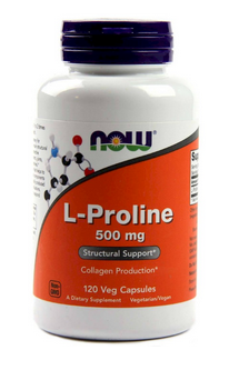 Пролин 500 мг | L- Proline | Now Foods, 120 капс