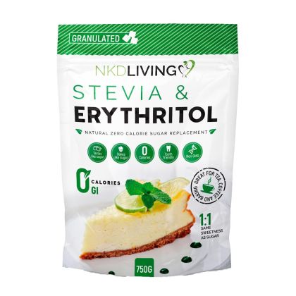 Еритритол и Стевия 750 гр | Натурален подсладител | Erythritol Stevia 