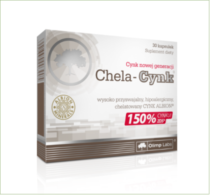 Цинк Хелат 15 мг| Chela-Zinc | Olimp Labs, 30 капсули