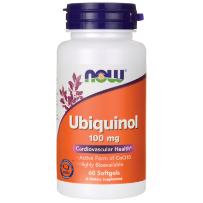 Убиквинол, 100 мг  | Ubiquinol CoQH-CF | Now Foods, 60 дражета