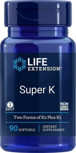 Супер К | Витамин К1 + К2 | Super K | Life Extension, 90  капс 