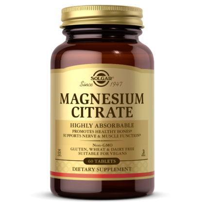 Магнезий Цитрат 200 мг | Magnesium Citrate | Solgar 60 табл 