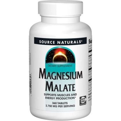  Магнезий Малат 1250 мг | Magnesium Malate | Source Naturals, 360 табл. 