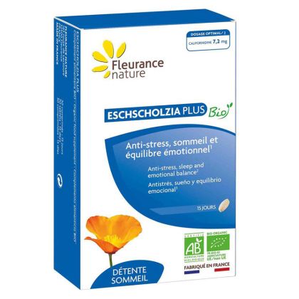 Ешолция ПЛЮС | Eschscholzia Plus BIO | Fleurance Nature, 30 таблетки