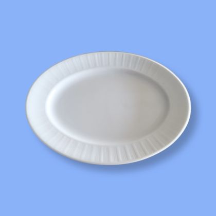 Овална Чиния от Костен Порцелан  | Oval Plate Bone Porcelain | Fortessa 