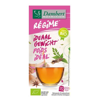 Чай за балансирано тегло БИО | Régime Balanced Weight  | Damhert Nutrition, 20 филтърни пакетчета
