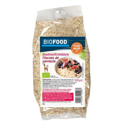 Люспи от елда БИО | Biofood Boekweitvlokken Flocons de sarrasin, BIO | Damhert Nutrition 500 g