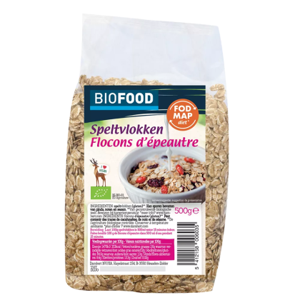 Люспи от спелта БИО | Biofood Speltvlokken BIO | Damhert Nutrition 500 g