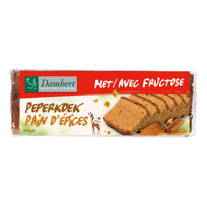 Джинжифилов хляб с фруктоза| Fructose Peperkoek | Damhert Nutrition 300 g
