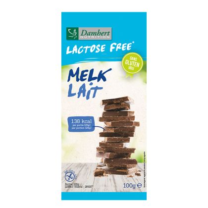 Млечен шоколад без лактоза| Melk Lait | Damhert Nutrition 100 g