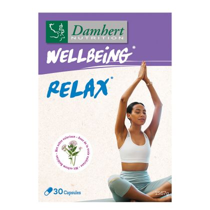 Релакс формула с валериана, хмел и пасифлора х 30 капсули| Wellbeing Relax | Damhert Nutrition 16 g