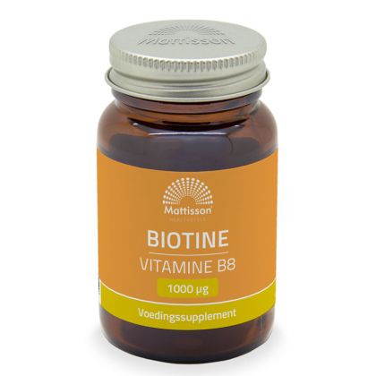 Биотин 1000 µг | Biotine | Mattisson Healthstyle, 60 таблетки