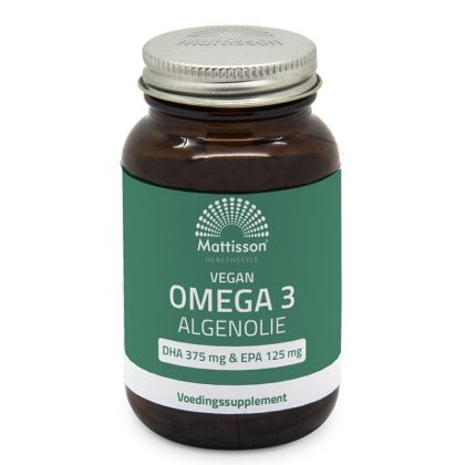 Веган Омега-3 от водорасли | Vegan Omega-3 Algenolie | Mattisson Healthstyle, 60 капсули