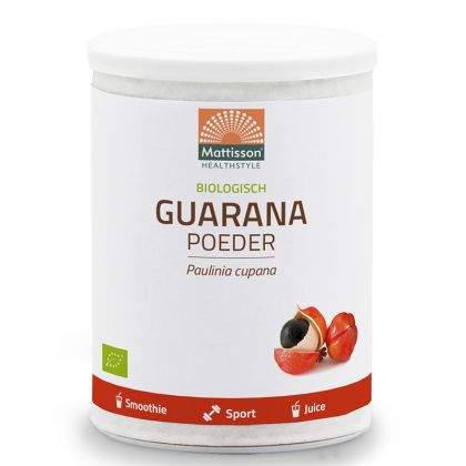 Гуарана, БИО | Biologisch Guarana Poeder | Mattisson Healthstyle, 125 г прах