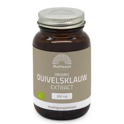 Дяволски нокът (корен) 300 мг | Organic Duivelsklauw Extract | Mattisson Healthstyle, 120 капсули