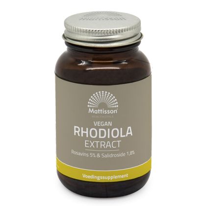 Златен корен 250 мг | Vegan Rhodiola Extract | Mattisson Healthstyle, 60 капсули