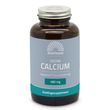 Калций (от червени водорасли Lithothamnium) | Vegan Calcium uit Rode Alг Lithothamnium | Mattisson Healthstyle, 90 капсули