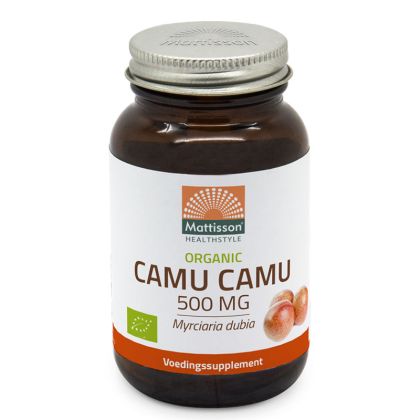 Каму Каму, БИO 500 мг | Organic Camu Camu | Mattisson Healthstyle, 60 капсули