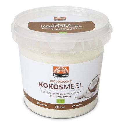 Кокосово брашно БИО | Biologische Kokosmeel | Mattisson Healthstyle, 500 г