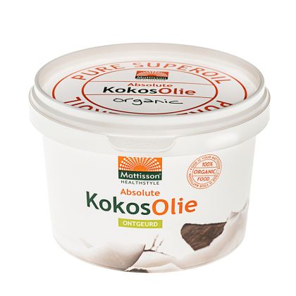 Кокосово масло (дезодорирано) БИО | KokosOlie Organic | Mattisson Healthstyle, 500 мл