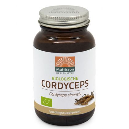 Кордицепс 525 мг | Biologische Cordyceps | Mattisson Healthstyle, 60 капсули