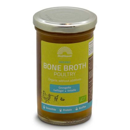 Костен бульон от домашни птици, БИО | Organic Poultry Bone Broth | Mattisson Healthstyle, 240 мл