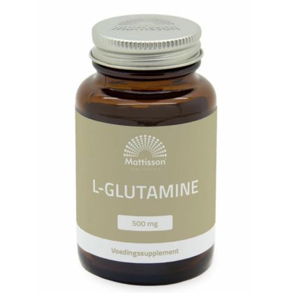 Л-Глутамин 500 мг | L-Glutamine | Mattisson Healthstyle, 90 капсули