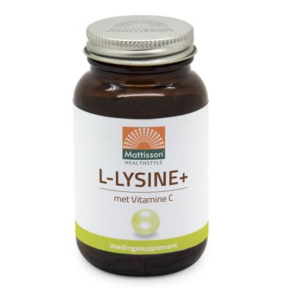 Л-Лизин + витамин С | L-Lysine + met Vitamine C | Mattisson Healthstyle, 90 капсули