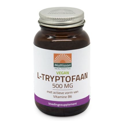 Л-Триптофан 500 мг | L-Tryptofaan | Mattisson Healthstyle, 60 капсули