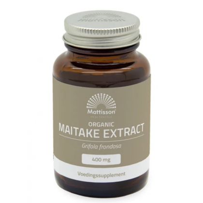Майтаке 400 мг | Maitake Extract Organic | Mattisson Healthstyle, 60 капсули