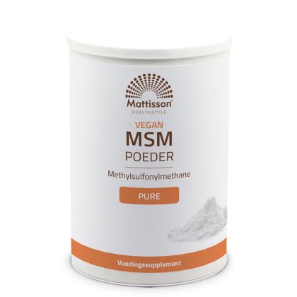 МСМ |Vegan MSM Poeder | Mattisson Healthstyle, 550 г прах