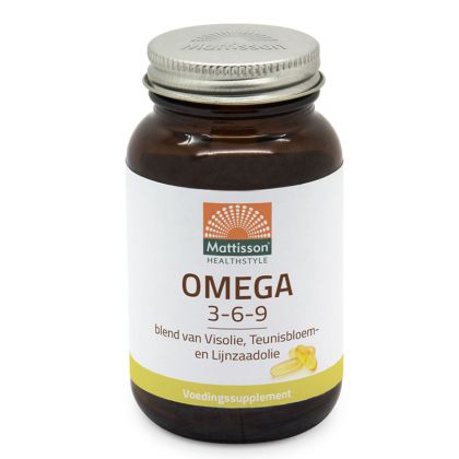 Омега-3-6-9 (от ленено масло и вечерна иглика) | Omega 3-6-9 | Mattisson Healthstyle, 60 капсули