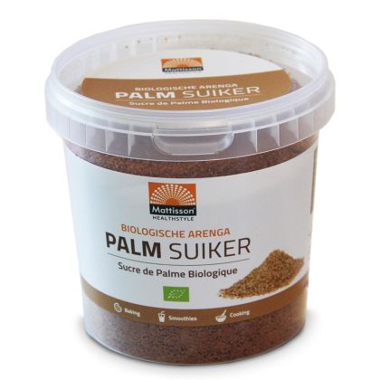 Палмова захар Аренга, БИО | Arenga Palm Suiker Bio | Mattisson Healthstyle, 450 г
