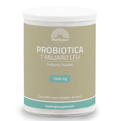 Пробиотик 7 млрд. активни пробиотици | Probiotica 7 Miljard CFU | Mattisson Healthstyle, 125 г прах